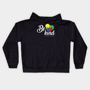 Be Kind, Motivation, Cool, Support, Autism Awareness Day, Mom of a Warrior autistic, Autism advocacy Kids Hoodie